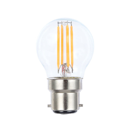 LED filament Fancy Round Dimmable 4W B22 Globe