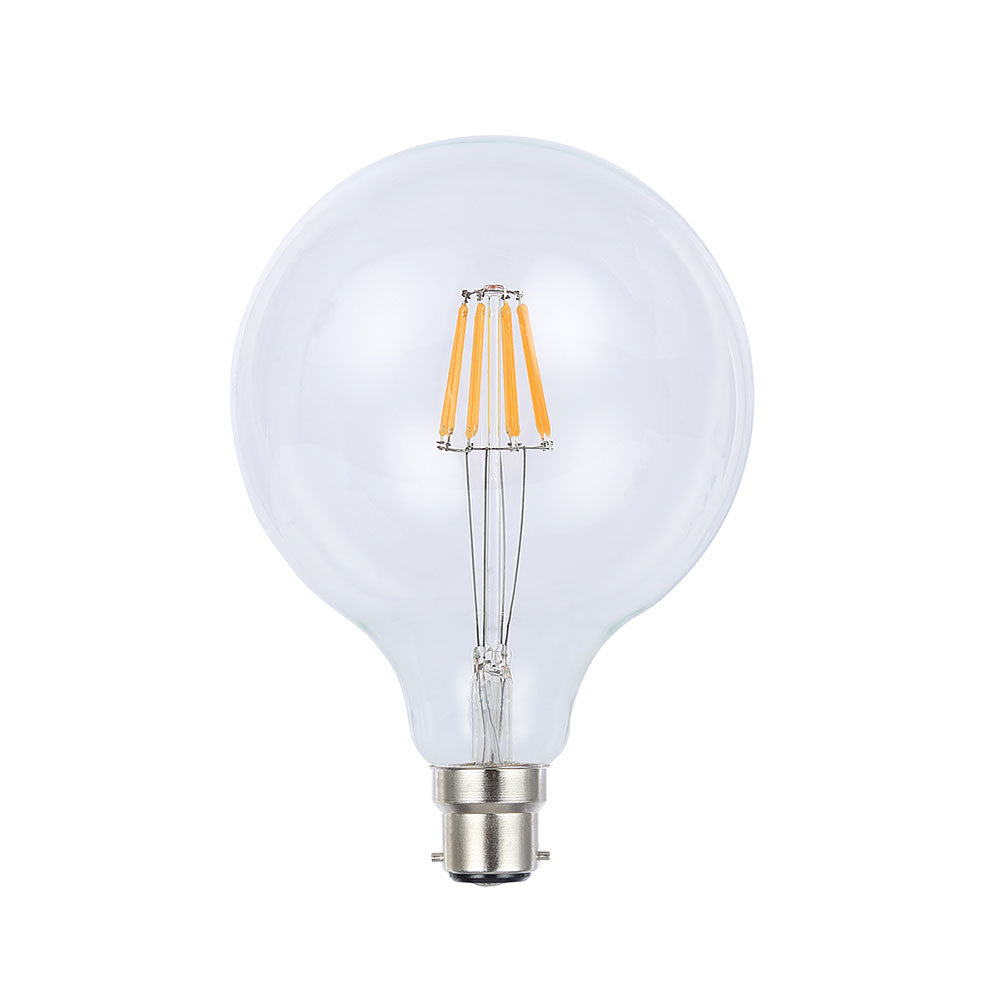 LED filament G125 Spherical Dimmable 8W B22 Globe