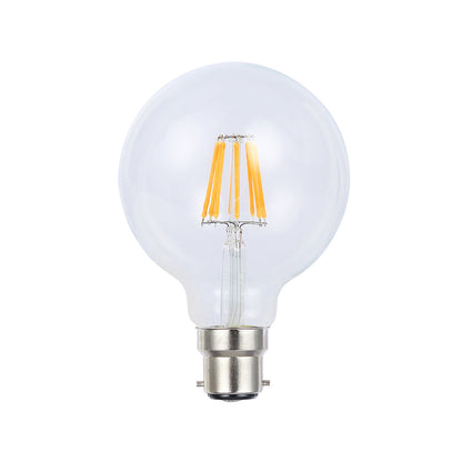 LED Filament G95 Spherical Dimmable 8W B22 Globe