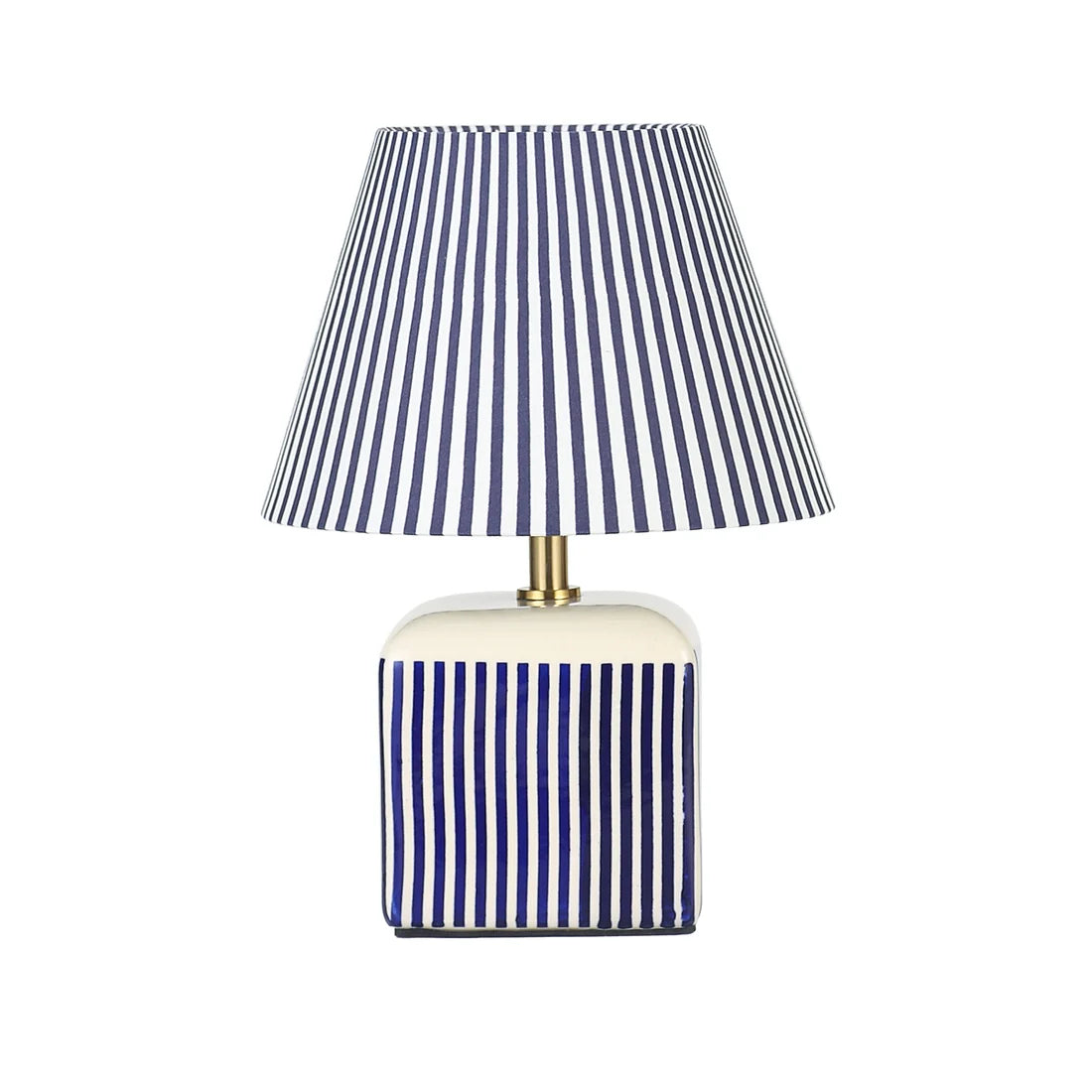 Amaris Striped Ceramic Table Lamp