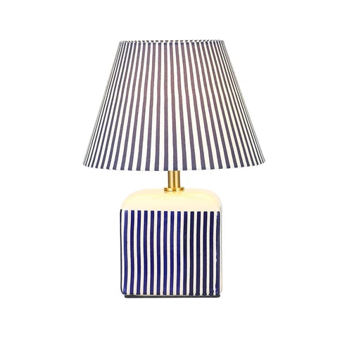Amaris Striped Ceramic Table Lamp