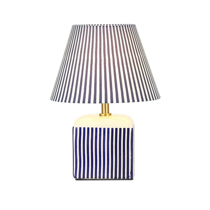 Amaris Striped Ceramic Table Lamp
