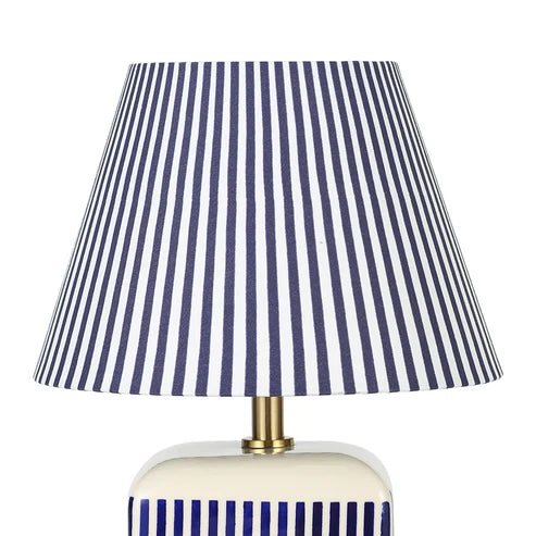 Amaris Striped Ceramic Table Lamp