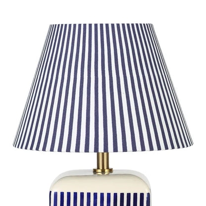 Amaris Striped Ceramic Table Lamp