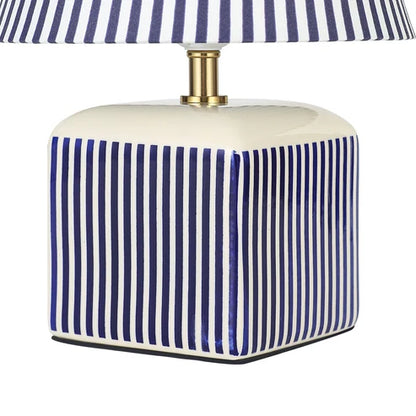 Amaris Striped Ceramic Table Lamp