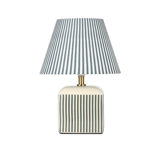 Amaris Striped Ceramic Table Lamp