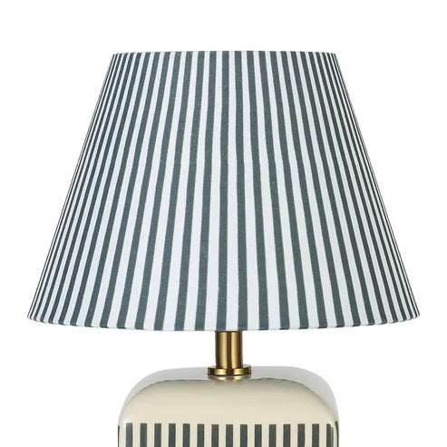 Amaris Striped Ceramic Table Lamp