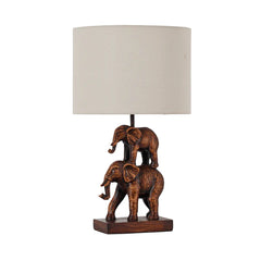 Mother & Calf Elephant LED Table Lamp