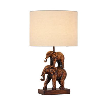 Mother & Calf Elephant LED Table Lamp