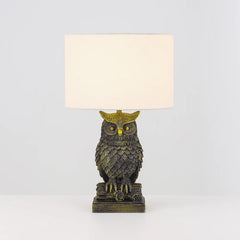 Owl Sculpture LED Table Lamp