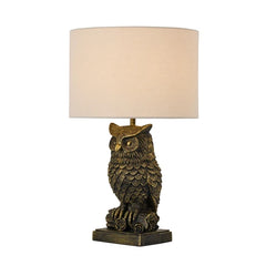 Owl Sculpture LED Table Lamp