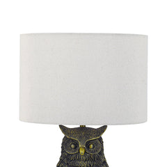 Owl Sculpture LED Table Lamp