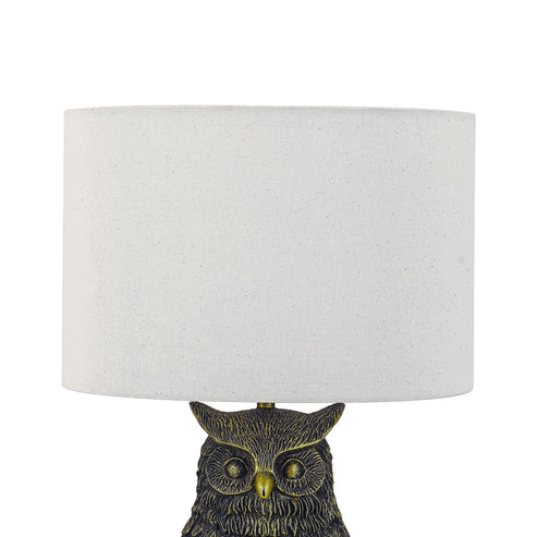 Owl Sculpture LED Table Lamp
