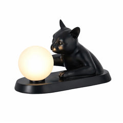 Cat Touching Ball LED Table Lamp