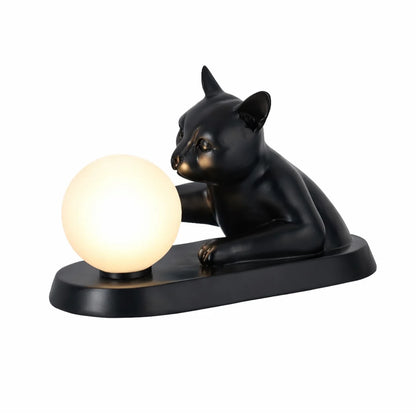 Cat Touching Ball LED Table Lamp