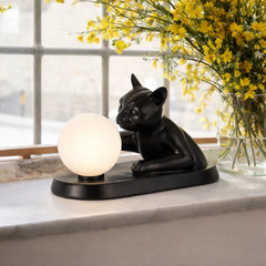 Cat Touching Ball LED Table Lamp