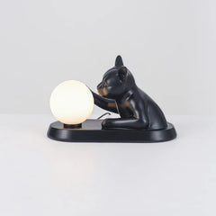 Cat Touching Ball LED Table Lamp