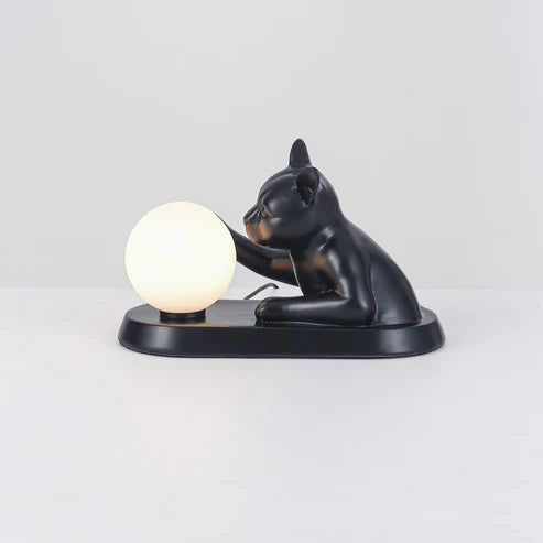 Cat Touching Ball LED Table Lamp