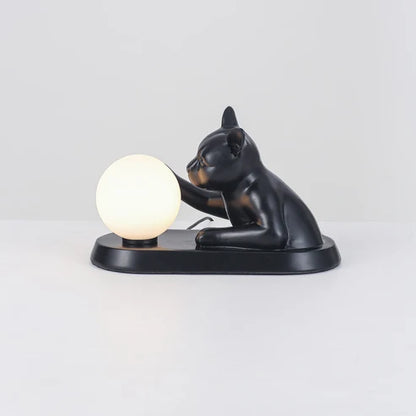Cat Touching Ball LED Table Lamp