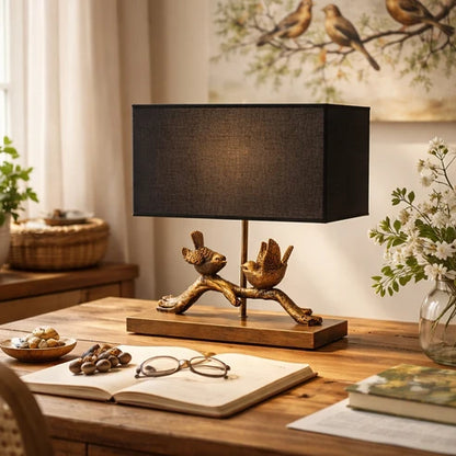 Birds on Branch LED Table Lamp