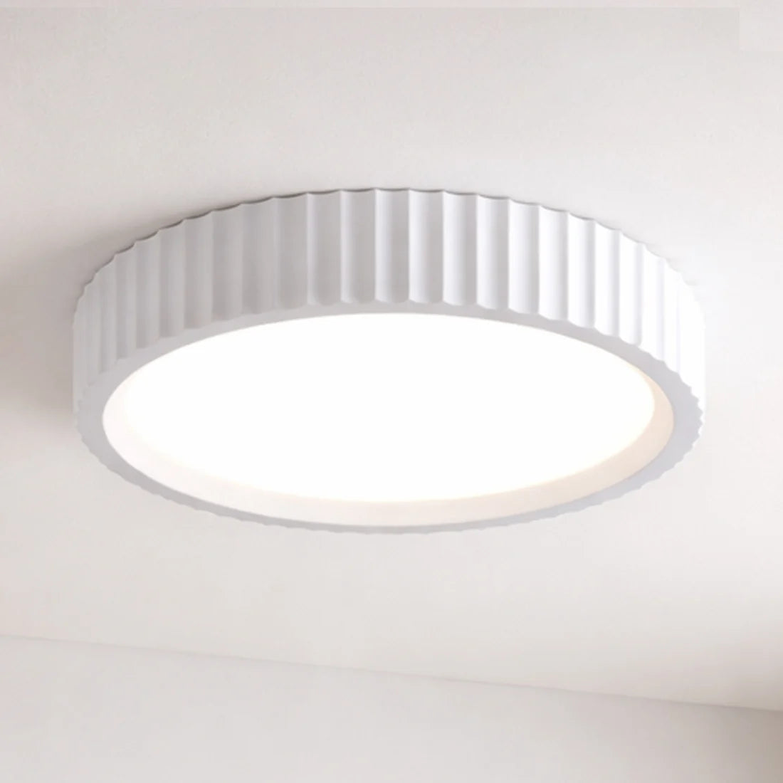 Mallory Plaster LED Ceiling Light