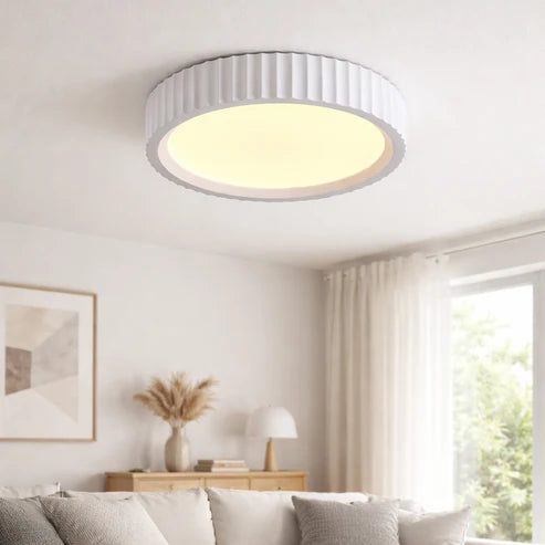Mallory Plaster LED Ceiling Light