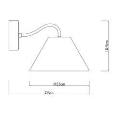 Rosalind Rechargeable LED Wall Light