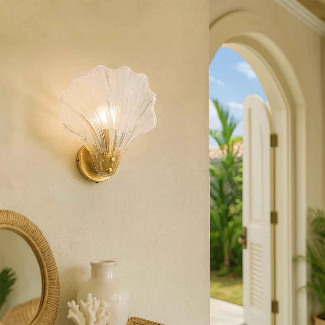 Aurora Glass Wall Light