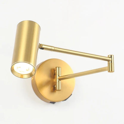 Beatrice Swingarm Wall Light with Charging Ports