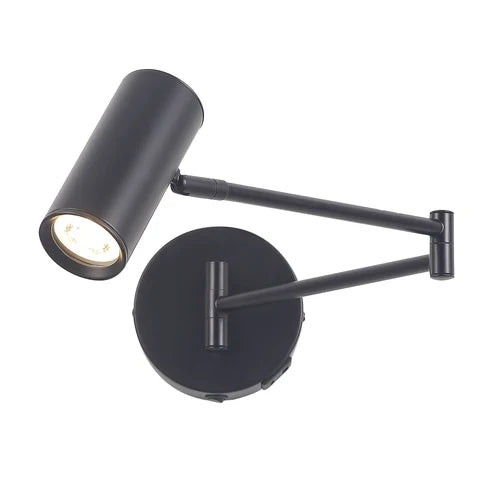 Beatrice Swingarm Wall Light with Charging Ports