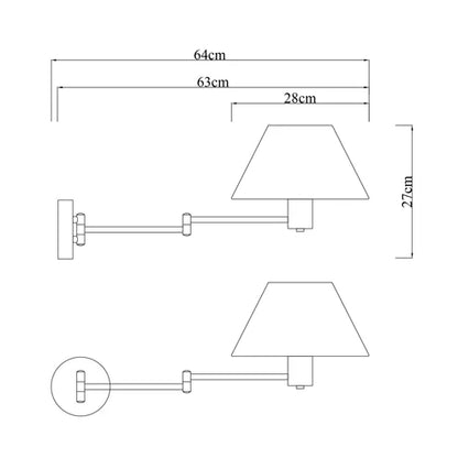 Elspet Swingarm Wall Light