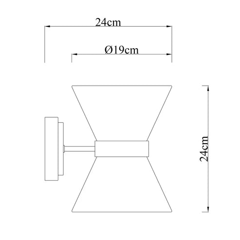 Viviana Fabric Wall Light