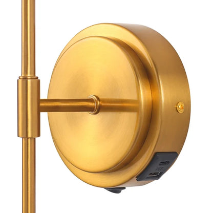 Sigrid Wall Light with Charging Ports
