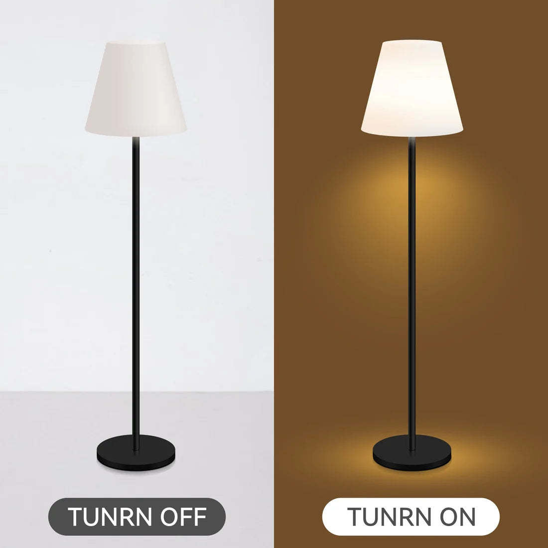 150CM Solar LED Floor Lamp