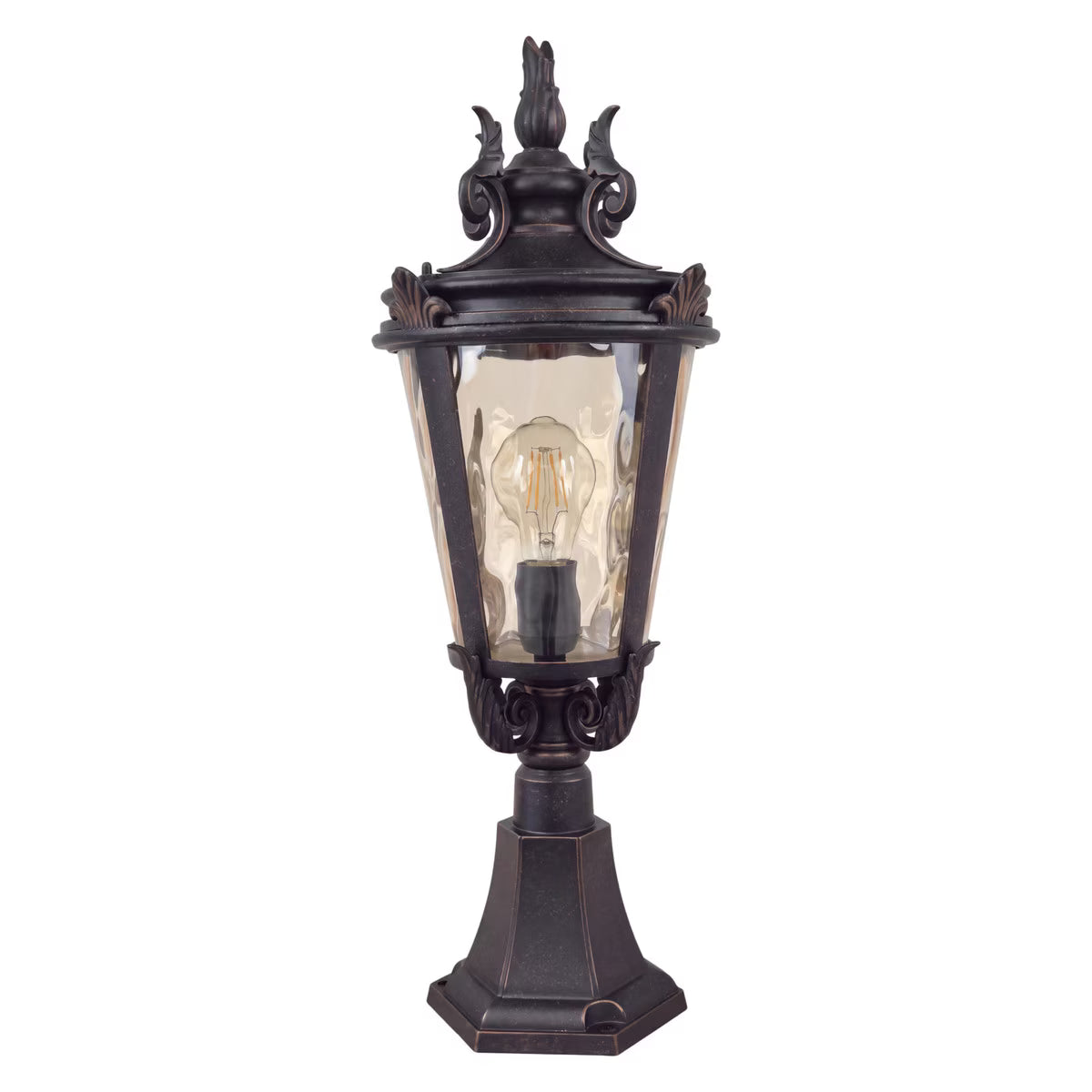 Albany Outdoor Pillar Mount Antique Bronze