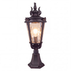 Albany Outdoor Pillar Mount Antique Bronze