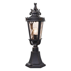 Albany Outdoor Pillar Mount Antique Bronze