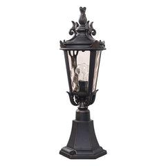 Albany Outdoor Pillar Mount Antique Bronze