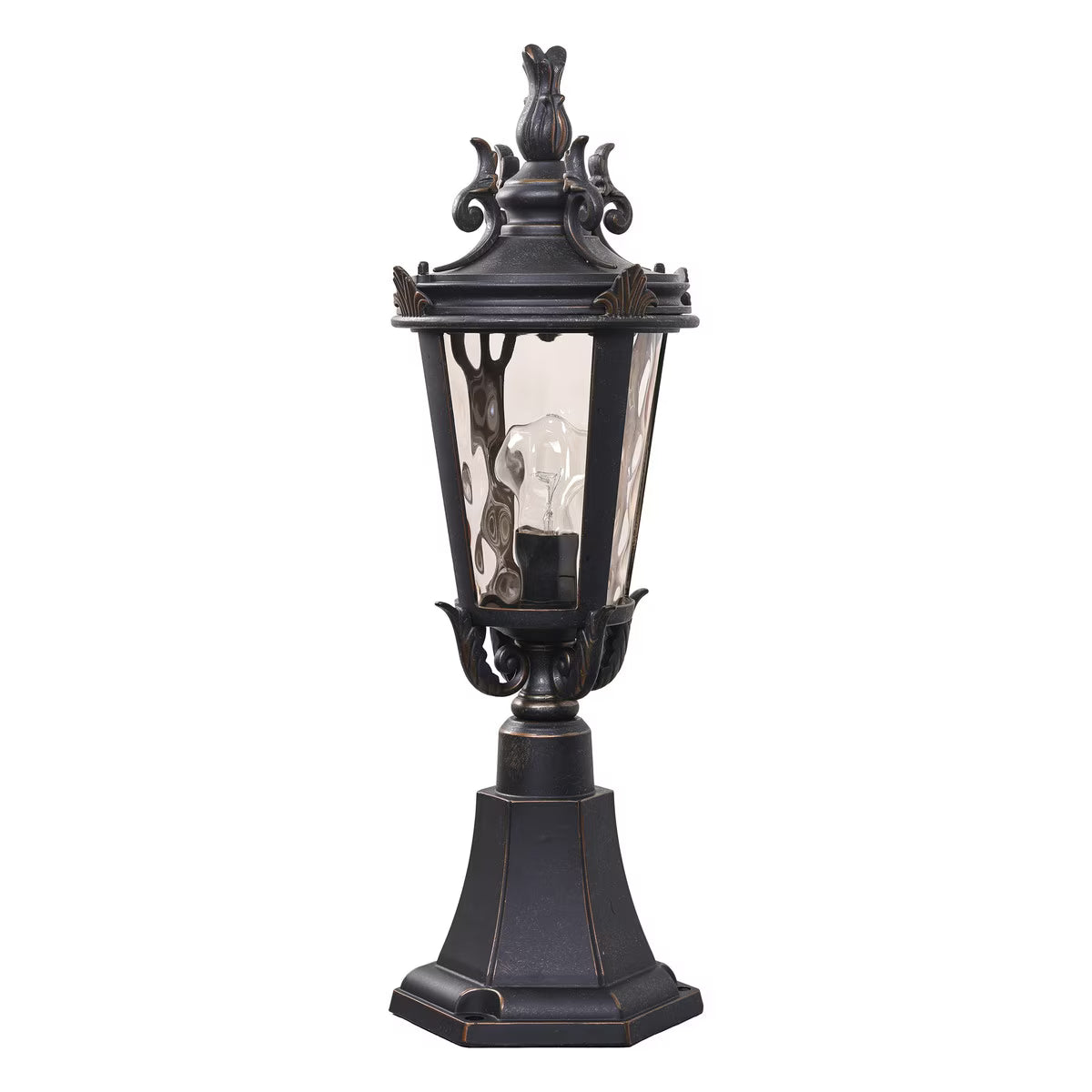 Albany Outdoor Pillar Mount Antique Bronze