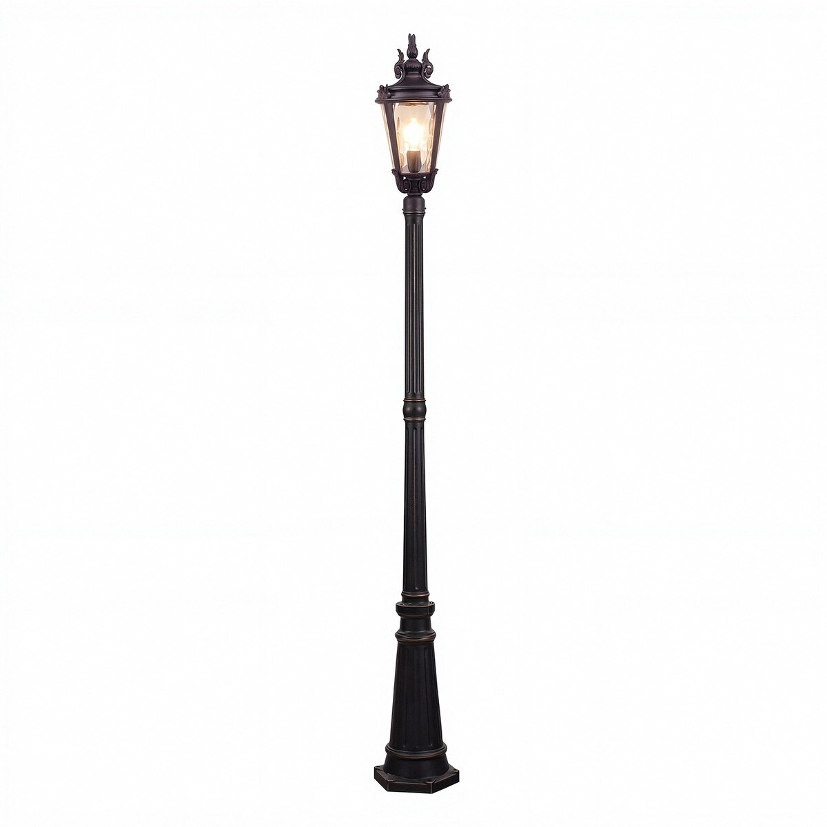 Albany Medium Standard Outdoor Garden Post Light Antique Bronze