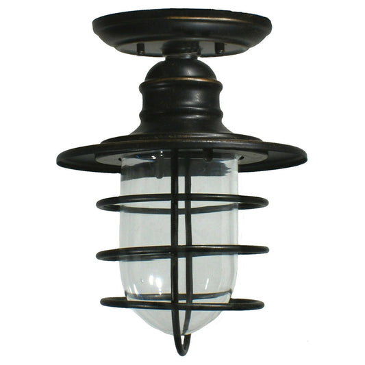 Dockyard Outdoor Ceiling Light in Antique Bronze