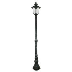 Waterford Large Domain Outdoor Garden Post Light Antique Black