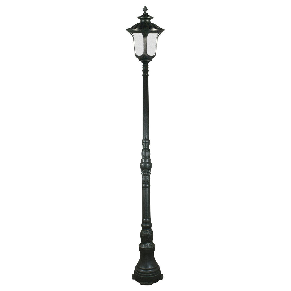 Waterford Large Domain Outdoor Garden Post Light Antique Black