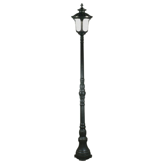 Waterford Large Domain Outdoor Garden Post Light Antique Black