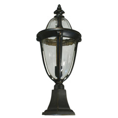 Mayfair Outdoor Pillar Mount Antique Bronze