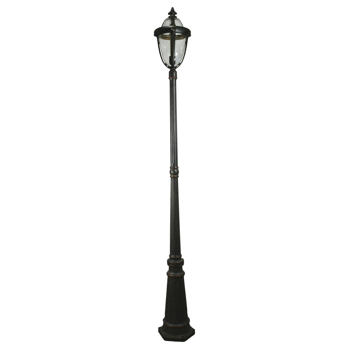 Mayfair Large Standard Outdoor Garden Post Light Antique Bronze