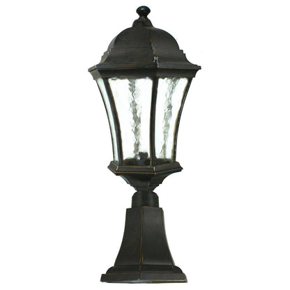 Strand Outdoor Pillar Mount Antique Bronze