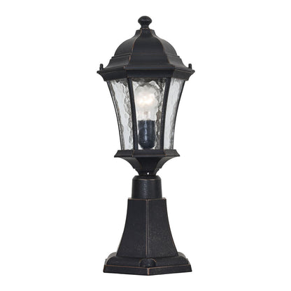 Strand Outdoor Pillar Mount Antique Bronze