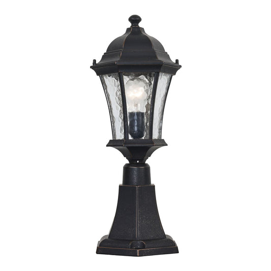 Strand Outdoor Pillar Mount Antique Bronze