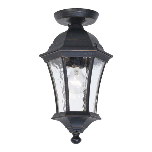 Strand Small Outdoor Ceiling Light in Antique Bronze
